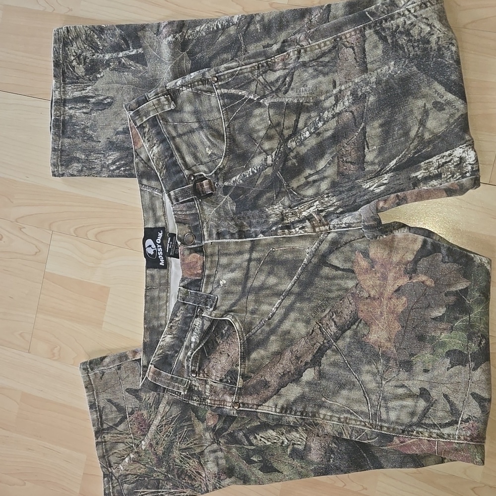 Vintage Baggy Y2K Mossy Oak Break Up  Camo Pants Country Outdoor Hunting